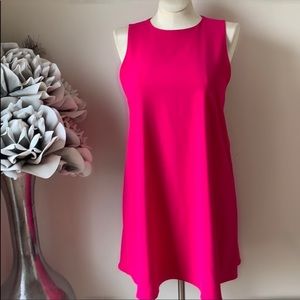 Alice + Olivia Back Cut Out Shift Dress Sz L